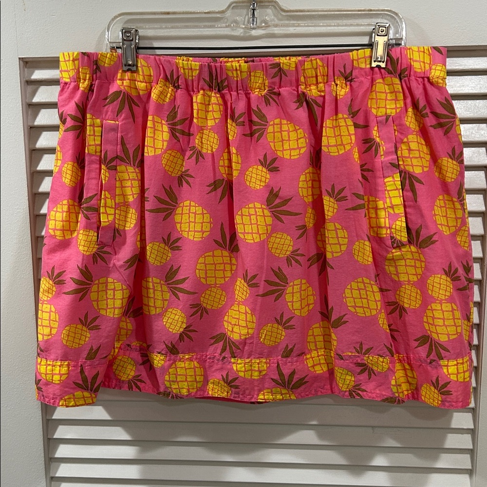 J Crew Pineapple Print Skirt